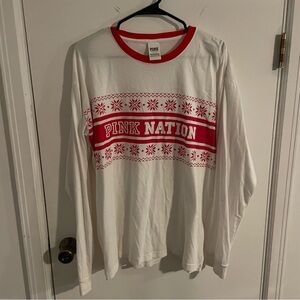 Pink Nation Christmas/Winter Long Sleeve
